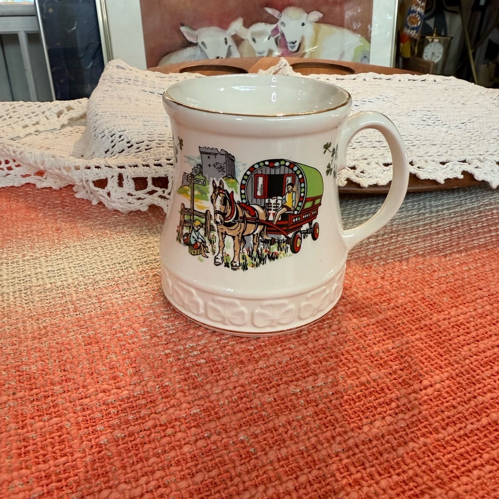 Vintage Carrigaline Pottery Mug from County Cork Ireland